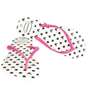 New Disney Minnie Mouse  Havaianas Slim Sandals Flip Flops. Size 39-40. US 9 /10